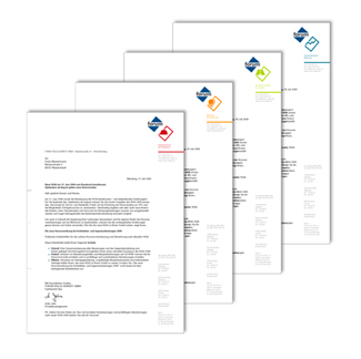 Letterheads for Forum Verlag Herkert