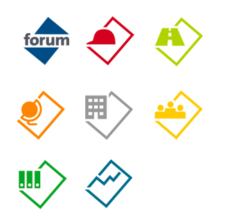 Pictogramms for Forum Verlag Herkert